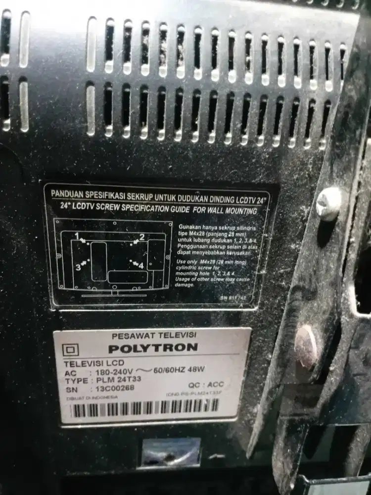 Jual  tv polytron CINEMA  lcd tv setobok