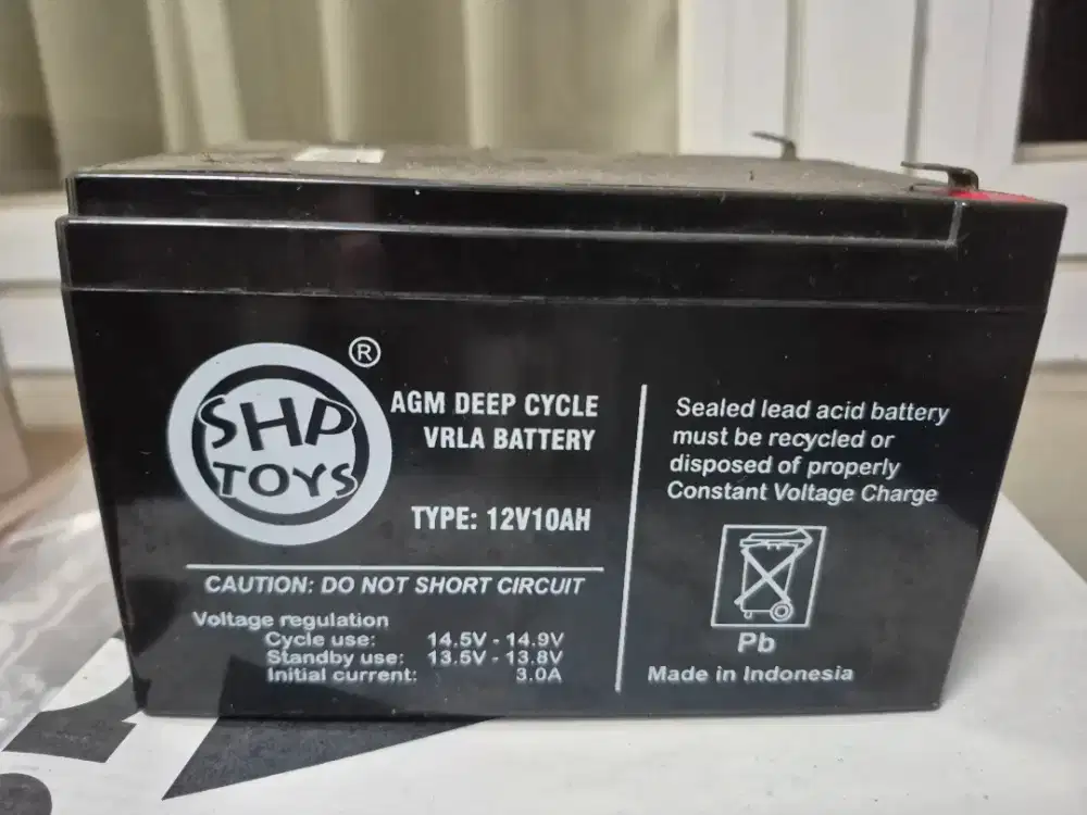 Aki sepeda listrik atau mobil aki 12V 10AH