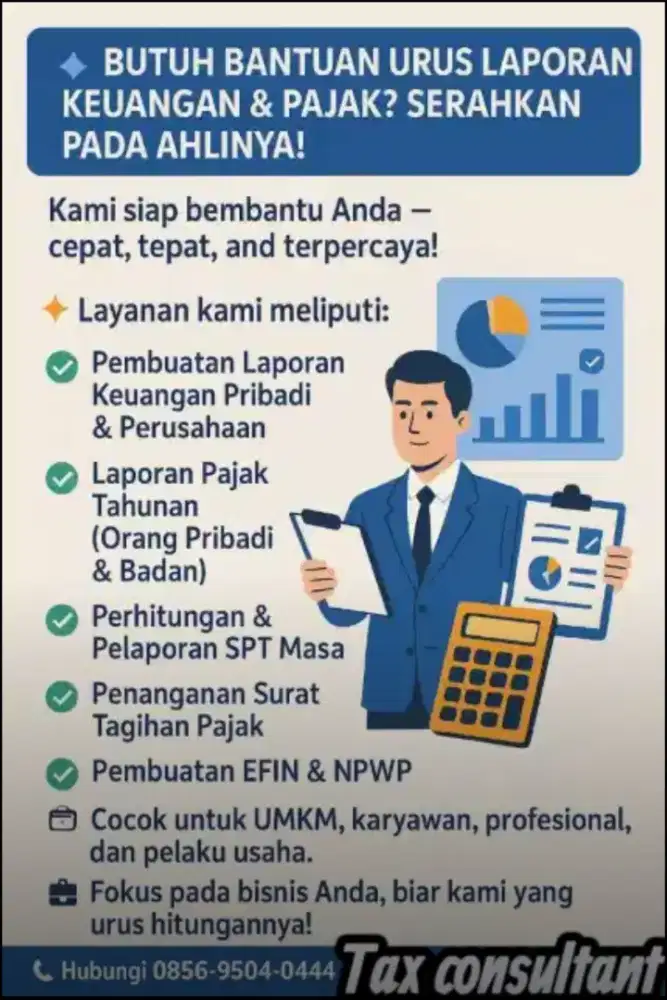 Jasa konsultan pajak freelance