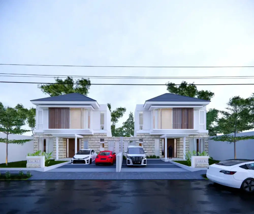 Rumah Baru Siap Huni dekat Hotel Hyatt mudah ke UGM