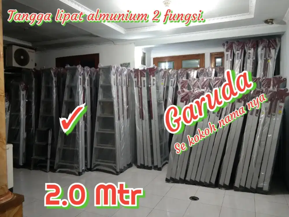 Tangga lipat almunium 2.0 mtr.