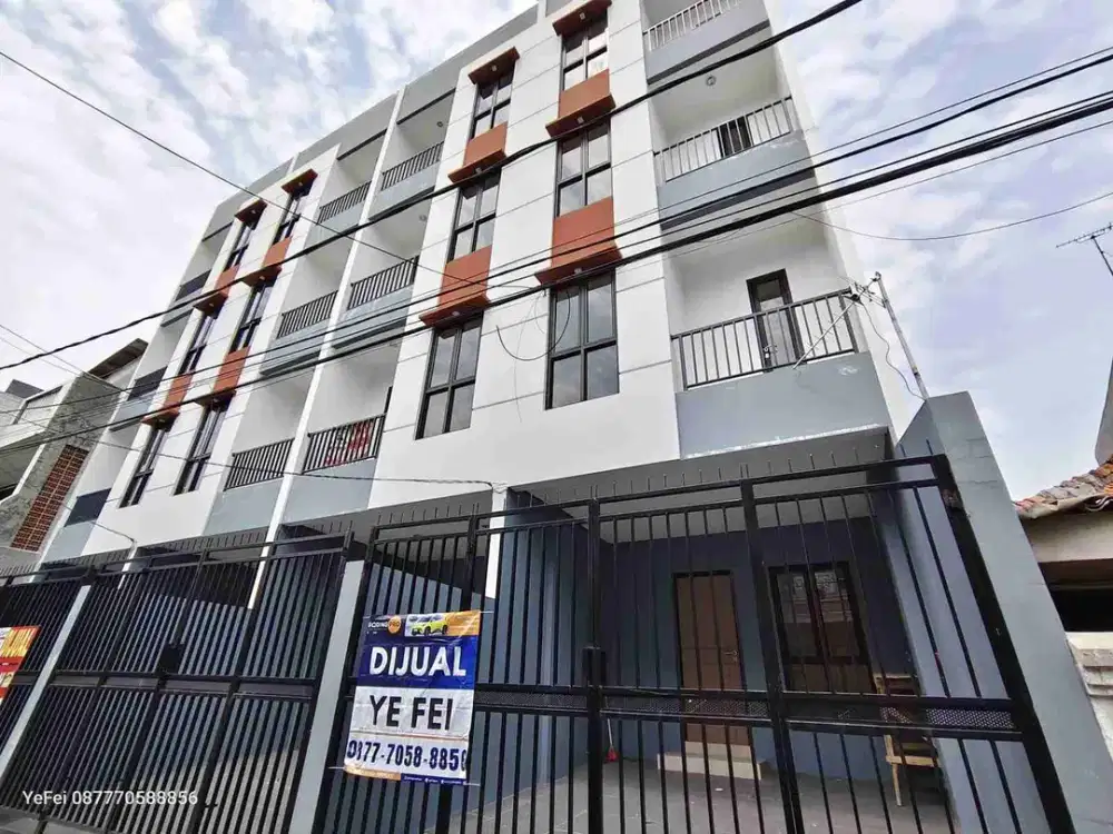 hot sale rumah baru kemayoran 4 lantai hanya 1.7 m -an