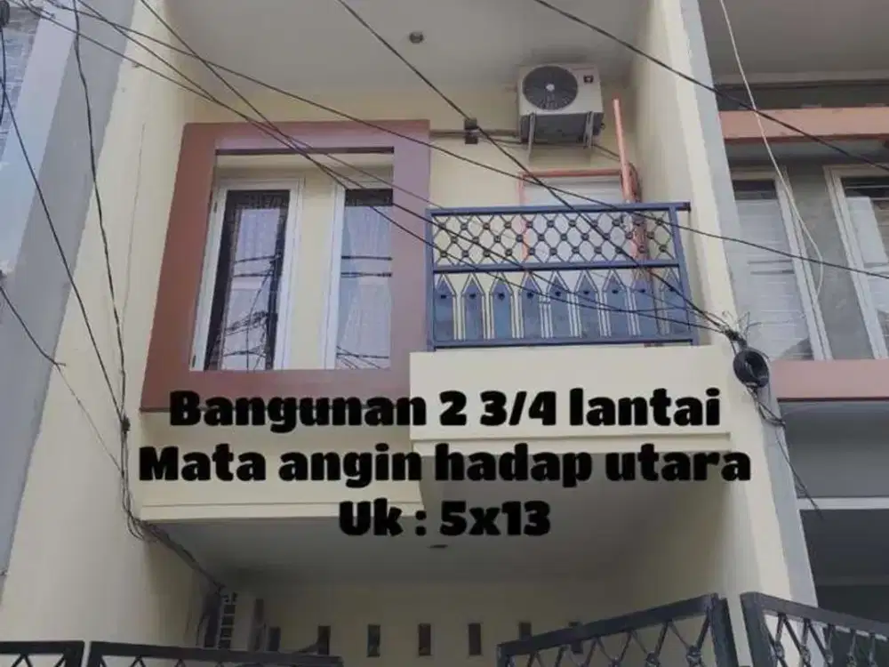 Dijual cepat rumah di tanjung duren jakarta barat
