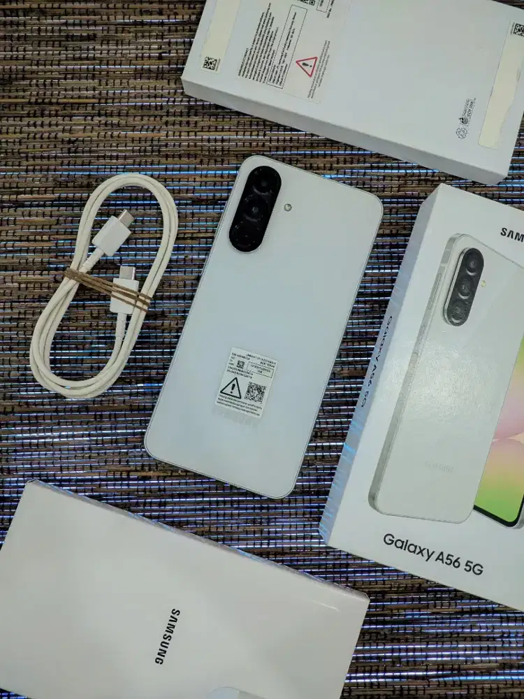 Samsung A56 5G 8/256 Fulset mulus Pemakaian Singkat Like New