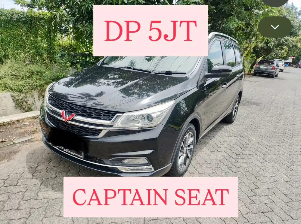 Wuling Cortez Turbo Matic 2021 Captain Seat Hitam