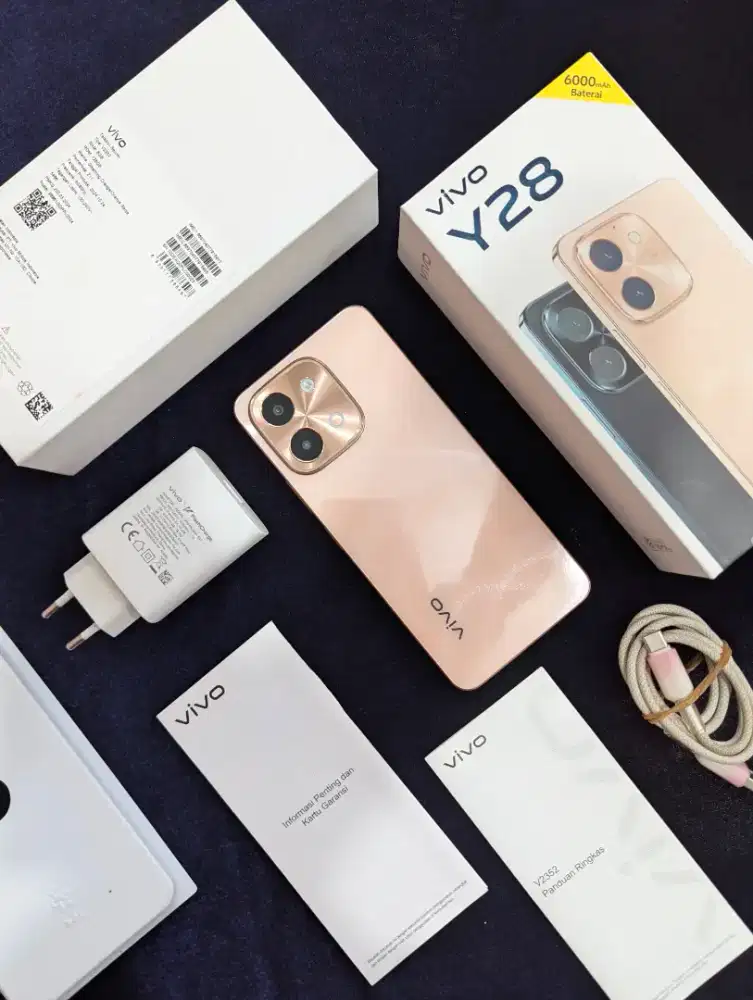Vivo Y28 6/128 Second Fulset mulus Pemakaian