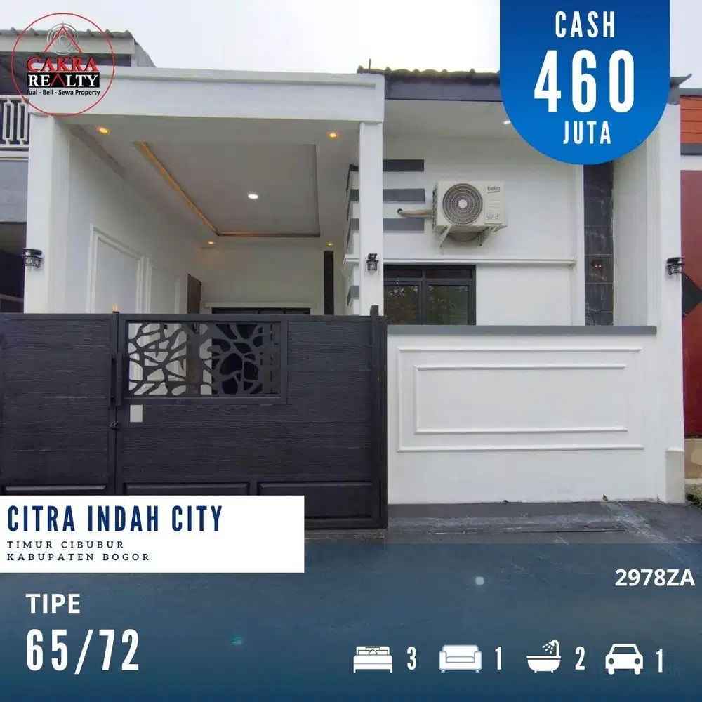 Rumah minimalis siap huni di citra indah city