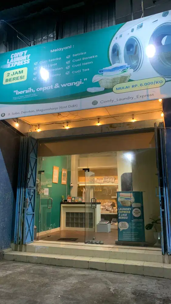 OVERHAND BISNIS LAUNDRY