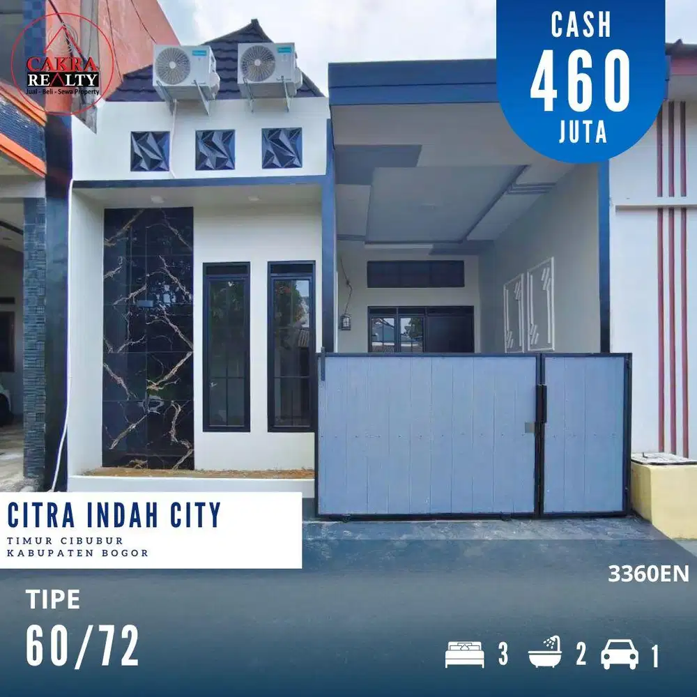 Rumah Bagus siap huni di citra indah city