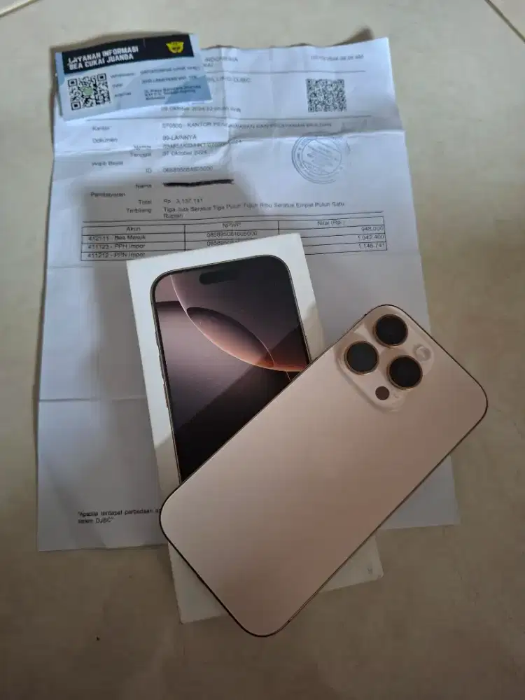 Iphone 16 Pro Beacukai Murahh