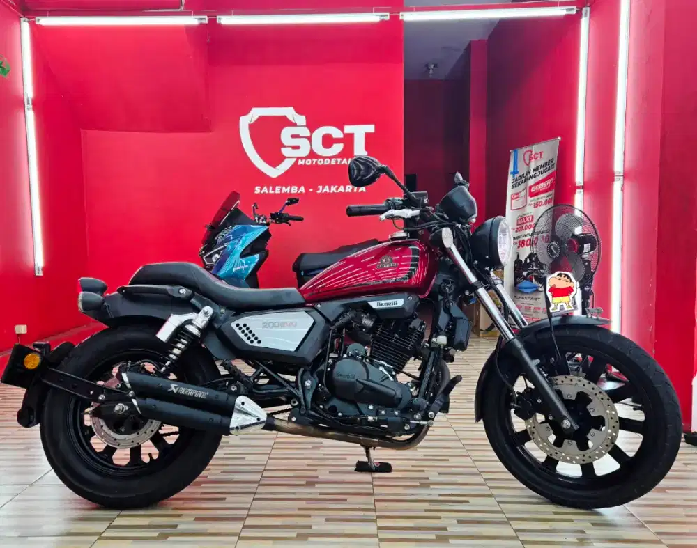 JualCpt90%LikeNew KM15Rb BENELLI MOTOBI EVO 200 2021 EVO200 MERAH PE