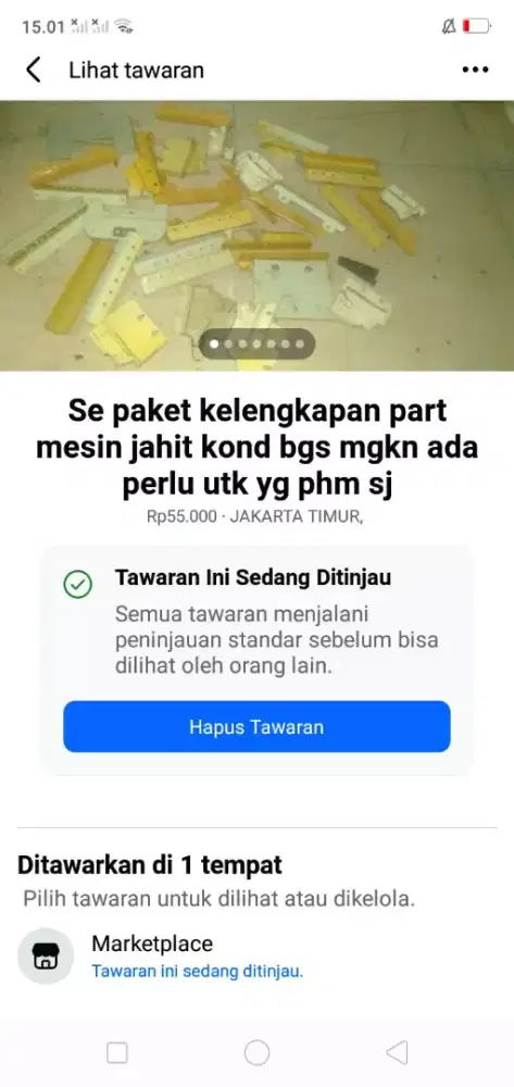 Se paket part mesin jahit besar brg baru hrg murah se lg ada cpt