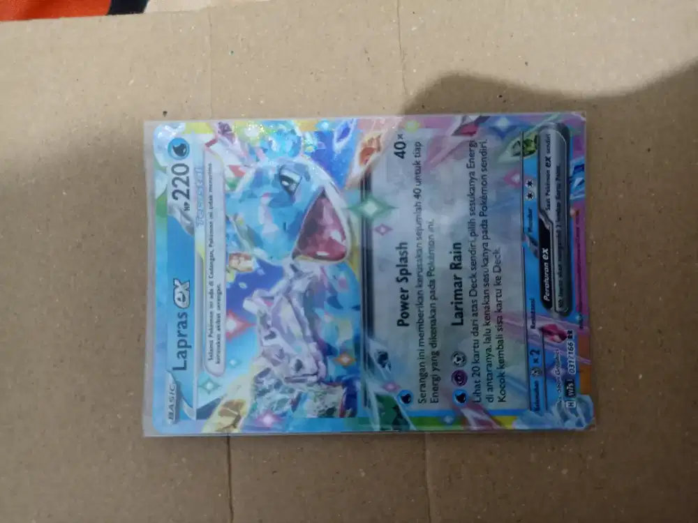 kartu pokemon lapras ex