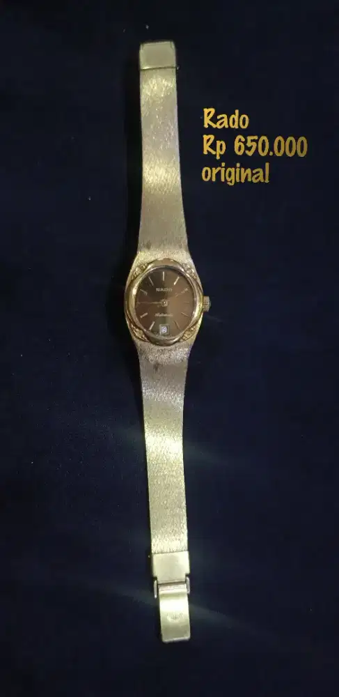 Jam wanita Rado gold original