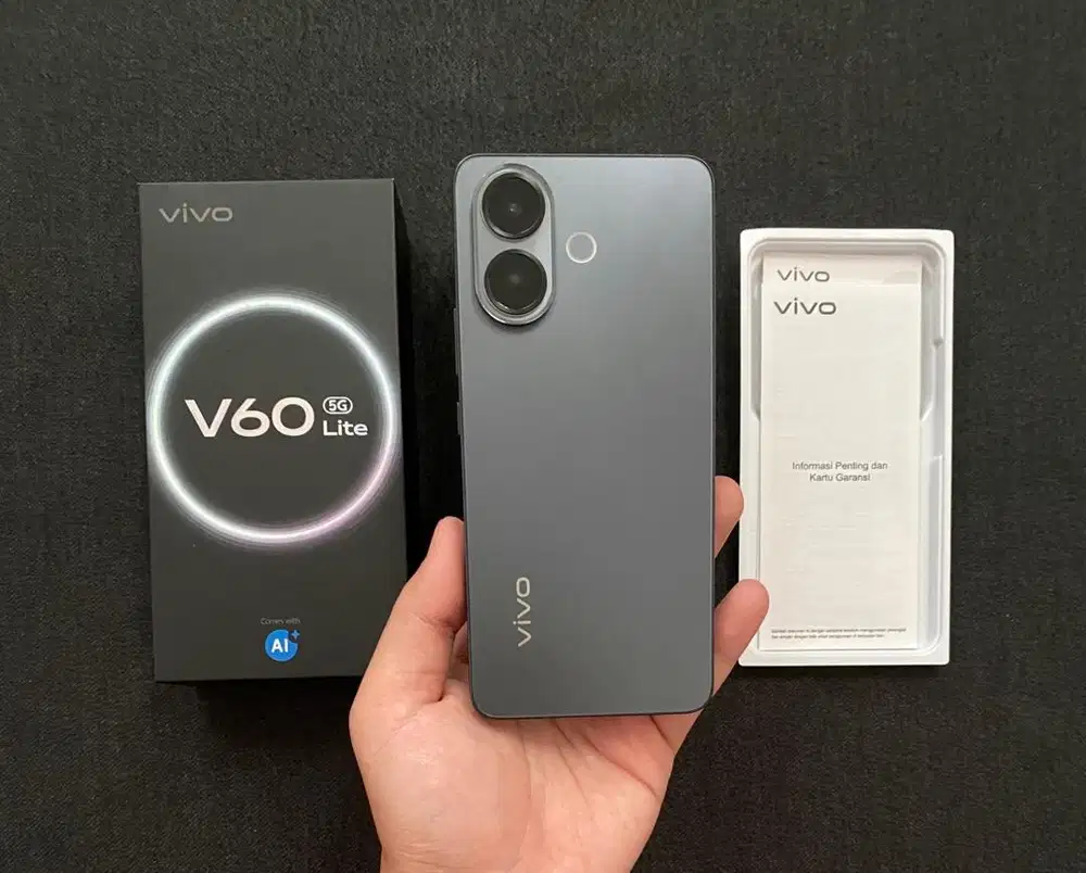 Vivo V60 Lite 5G 8/256 Fullsheet Mulus Garansi Resmi