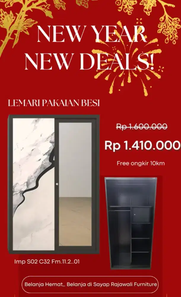Promo Lemari Besi Importa Panjang 90 Murah Area Jogja(dwi)