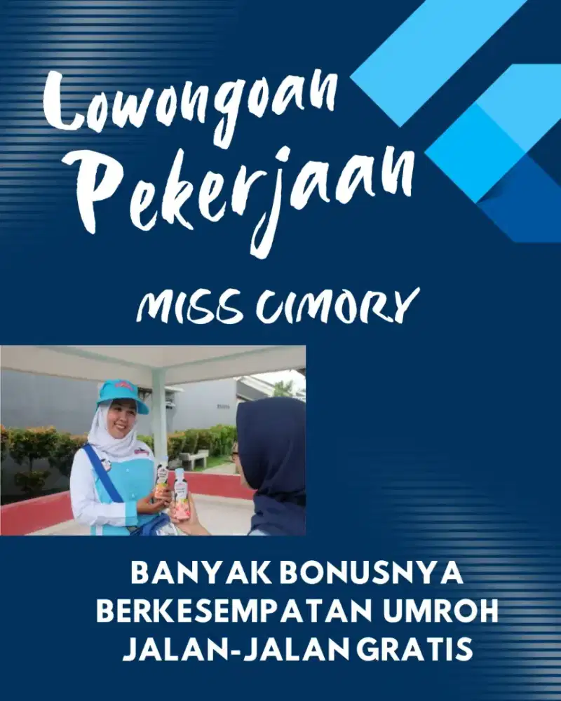 DIBUTUHKAN SEGERA MISS CIMORY