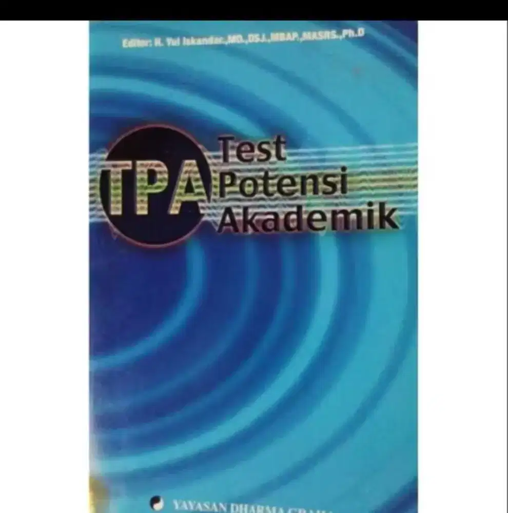 Buku Tes potensi akademik TPA Yul Iskandar