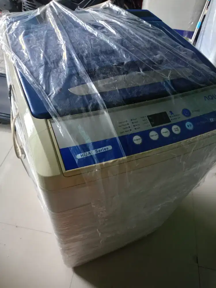 Mesin cuci satu tabung sistem otomatis siap pakai mulus kapasitas 8kg