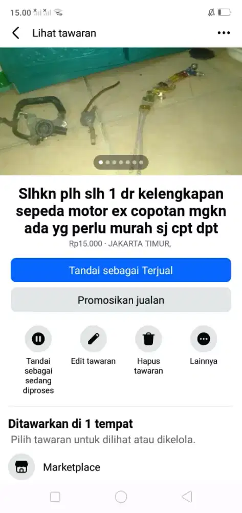 Slhkn plh slh 1 dr kelengkapan sepeda/motor brg baru hrg murah sj cpt