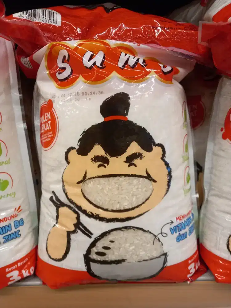 JUAL BERAS MEREK SUMO UKURAN : 3KG