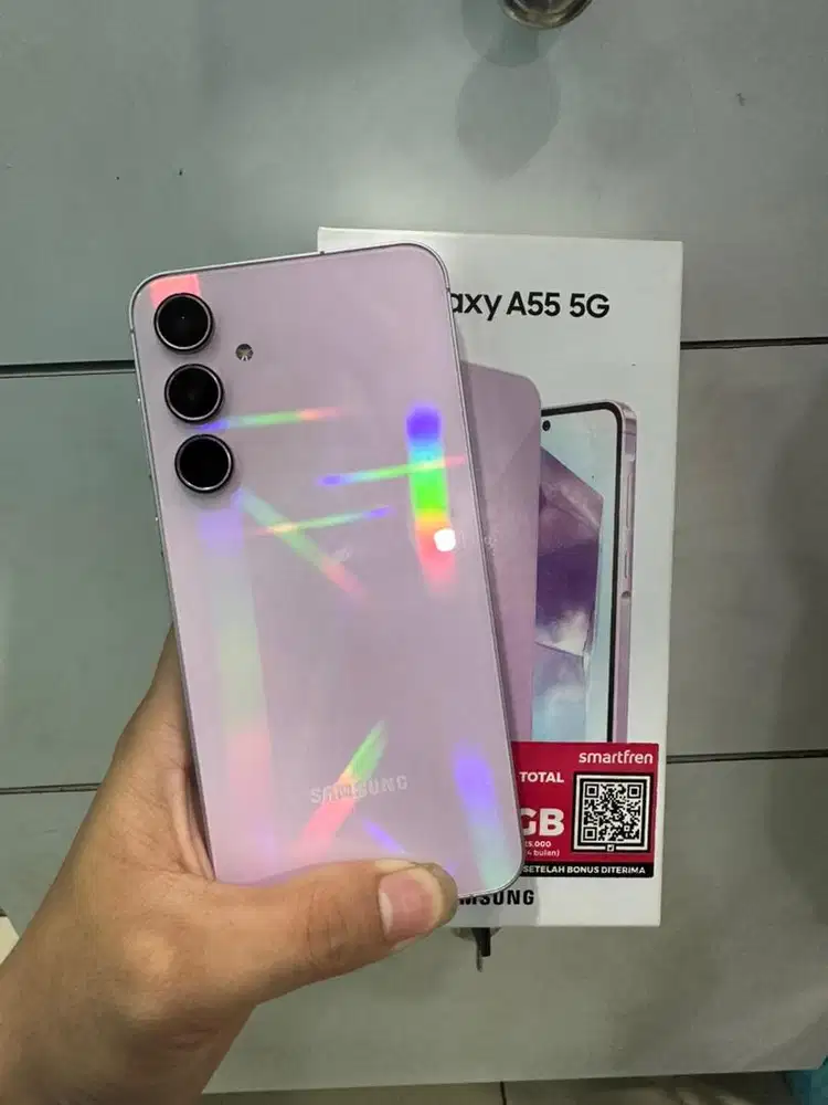 Samsung a55 12/256 pink fullset mulus