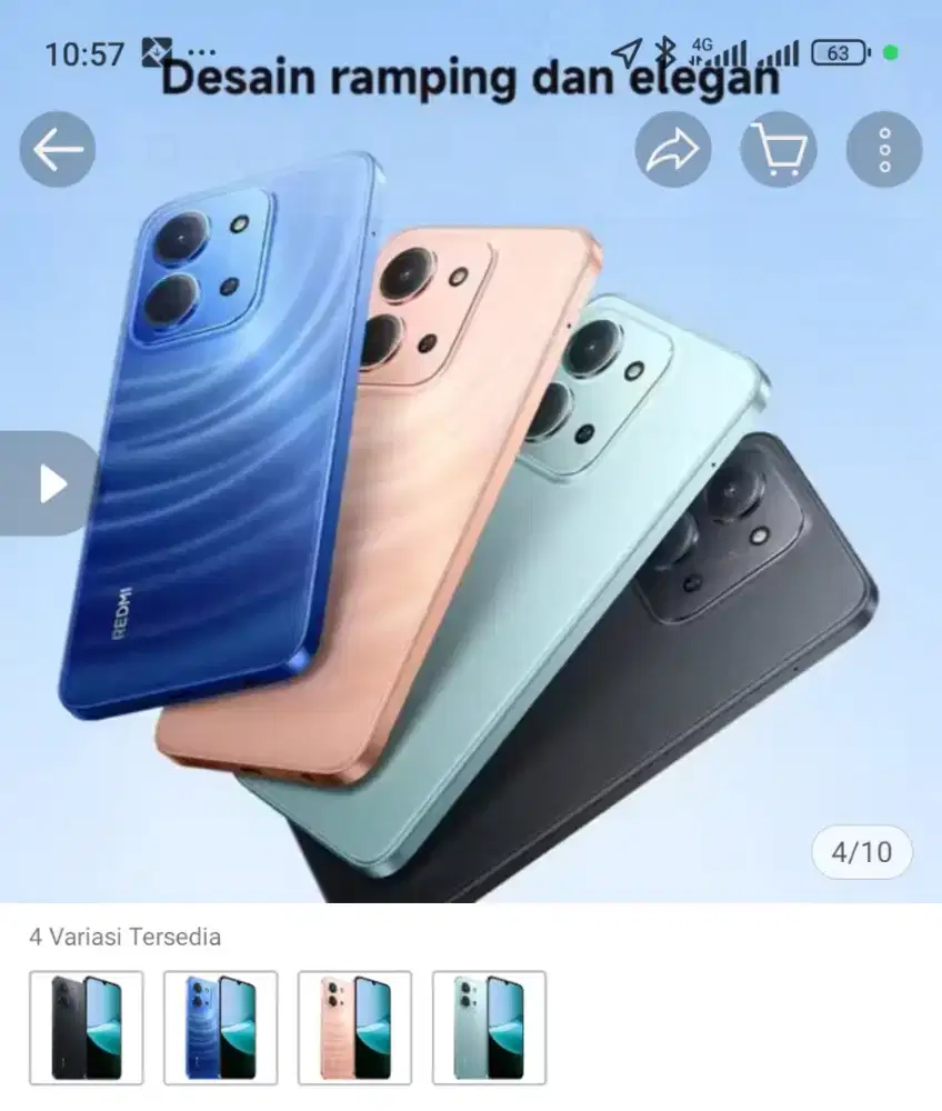 Xuomi redmi 15C 8/256GB baru segel