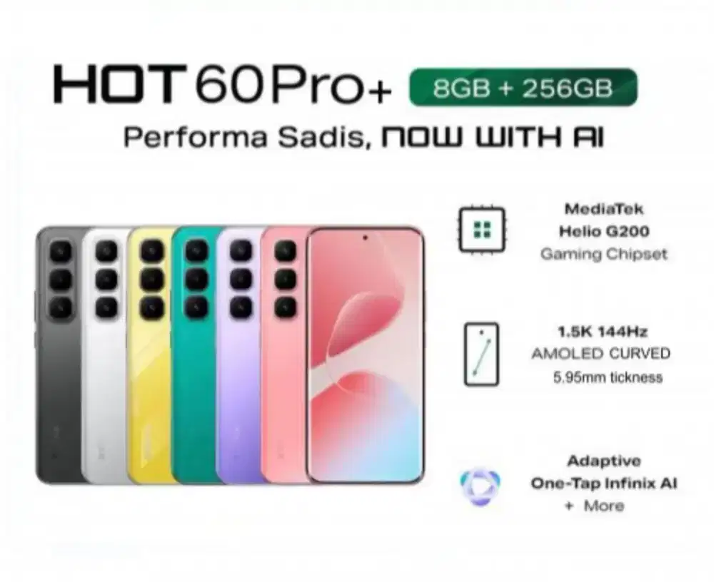 Kredit Infinix Hot 60 Pro Plus 256Gb Free admin