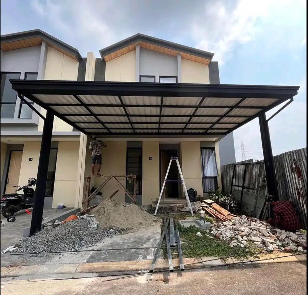 Kanopi alderon doble layer plus talang air