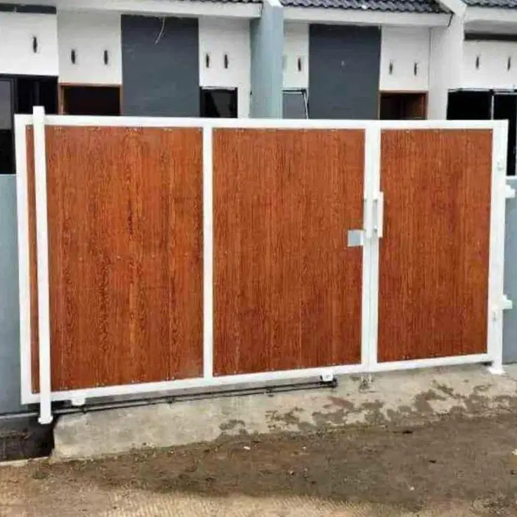 Pagar grc serat kayu