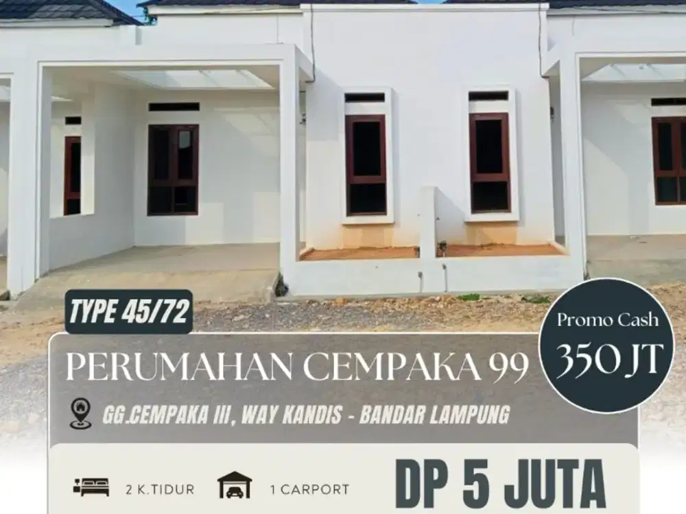 RUMAH MURAH DALAM KOTA BANDAR LAMPUNG