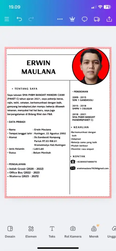 Cari pekerjaan apa saja