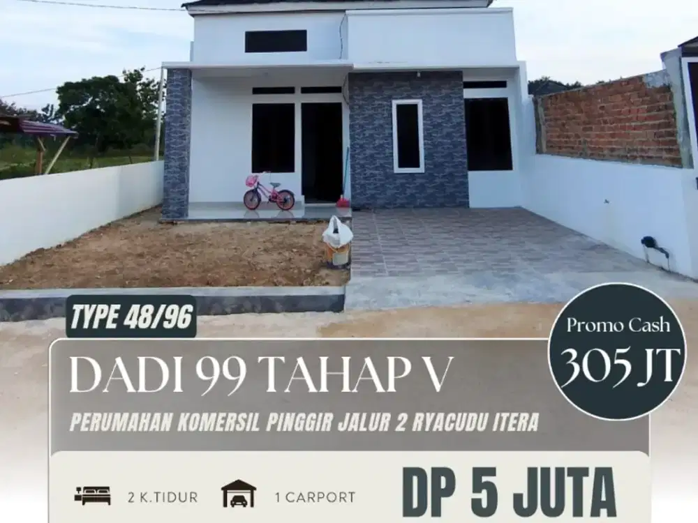 RUMAH SIAP HUNI DAN INDENT HARGA TERMURAH