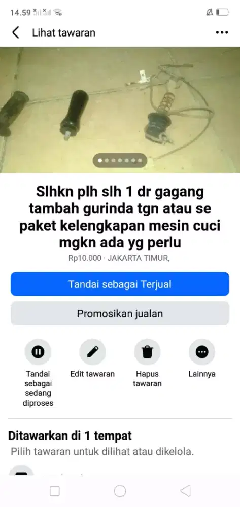 Slhkn plh slh 1 dr kelengkapan mesin cuci atau sblhnya hrg murah sj