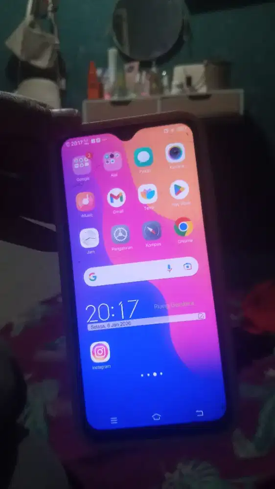 Vivo y21c ram 2/32 merah