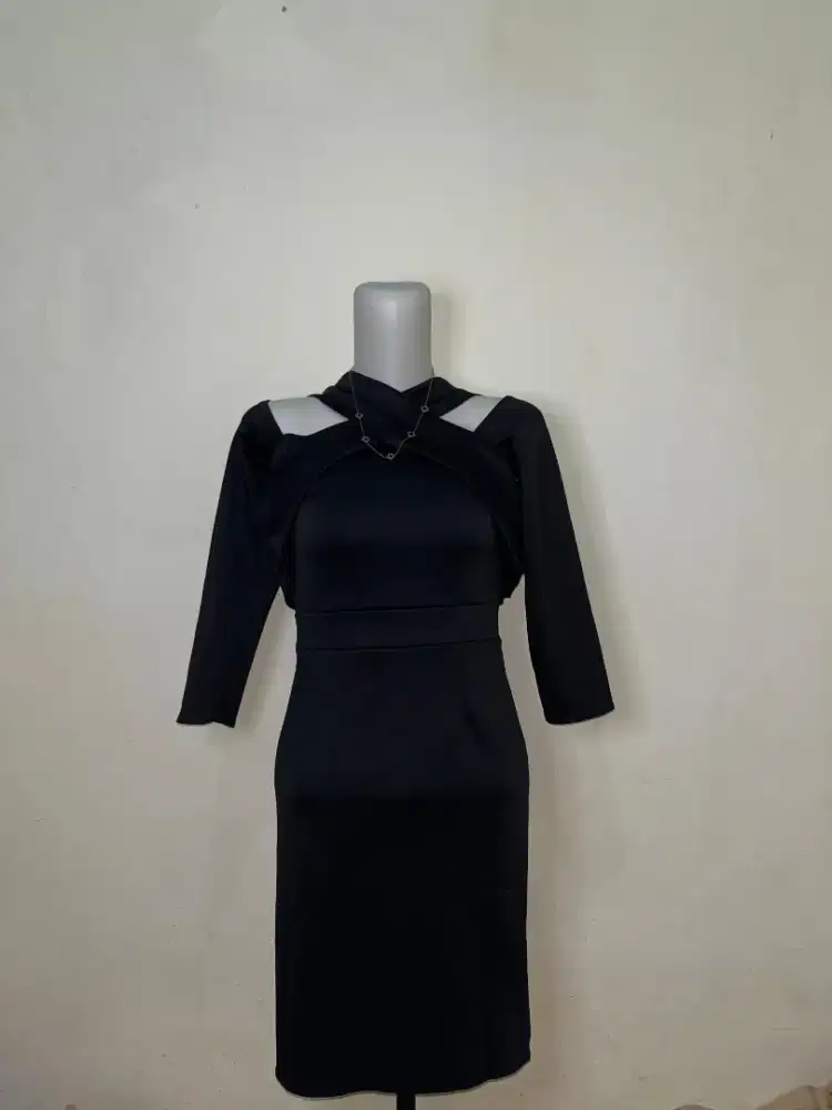 Dress mini wanita press body