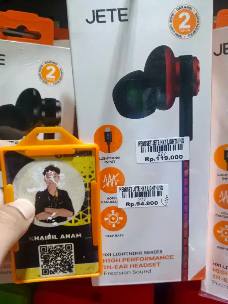 HEADSET LIGHTNING JETE HX1