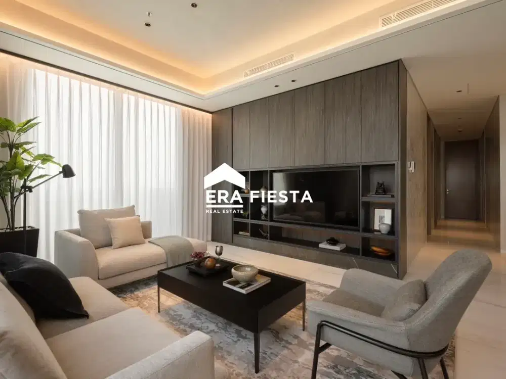 Apartemen Full Furnish 3 BR Dekat Kawasan Pendidikan dan Akses Tol di Saumata Suite Alam Sutera