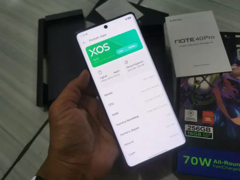 Infinix Note 40 Pro
Ram 8/256