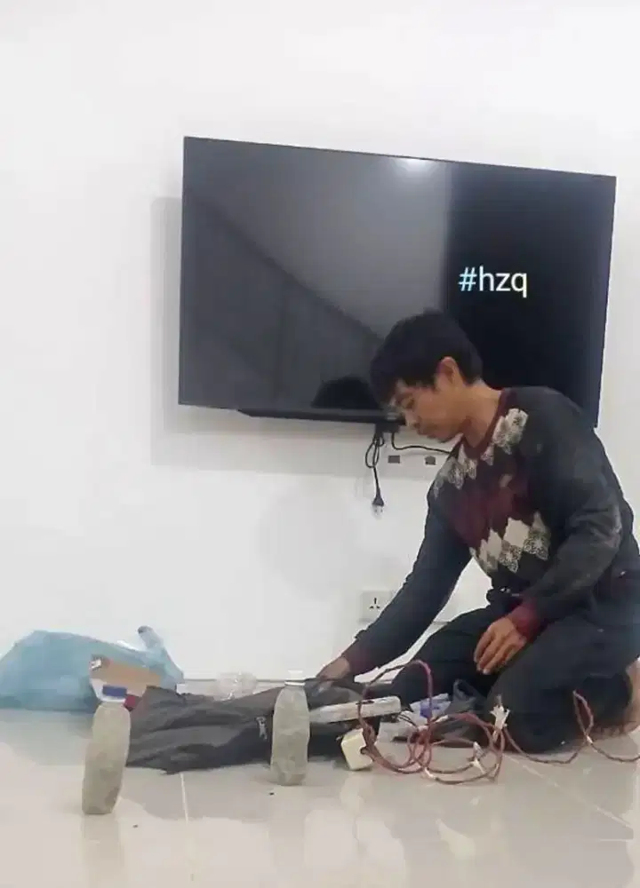 Pasang Braket gantungan tv/bracket tv/briket tv/breket tv