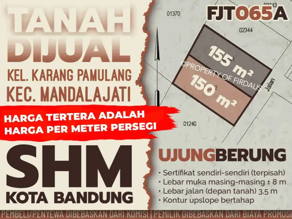 Tanah 150m Girimande Uber Bandung Cikadut Jatihandap Nasution