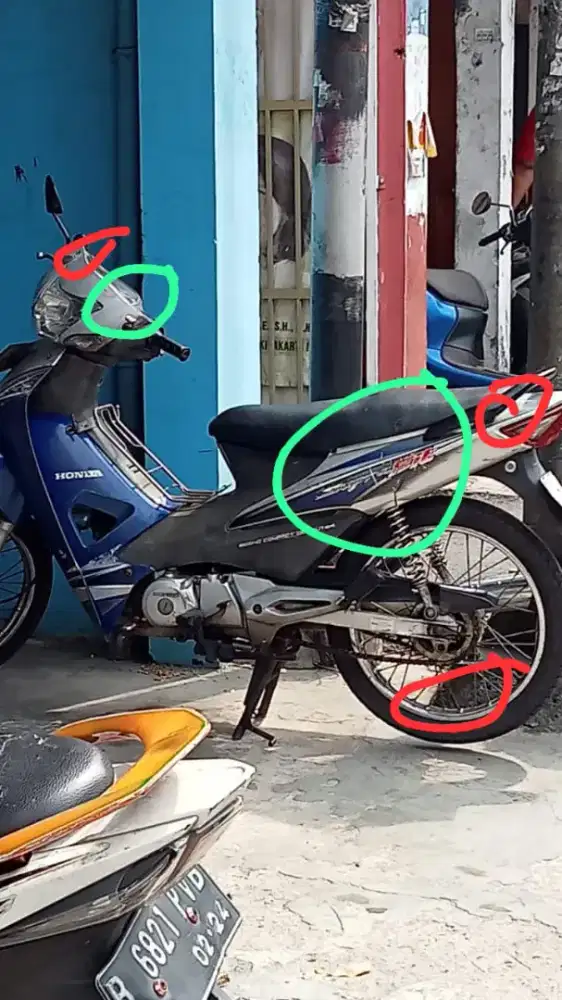 Motor bekas tapi masih bisa kuat jauh cm mmg sdh ngga cantik