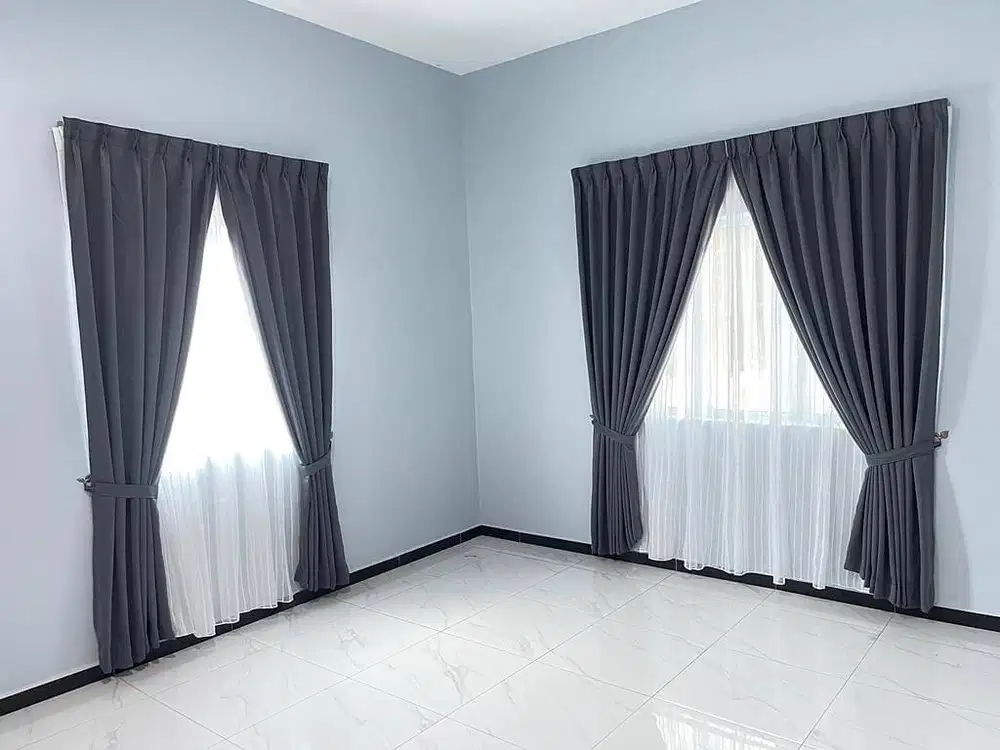 Jasa Tirai Gorden Jendela Gordyn Mewah Hordeng Model Terbaru Murah