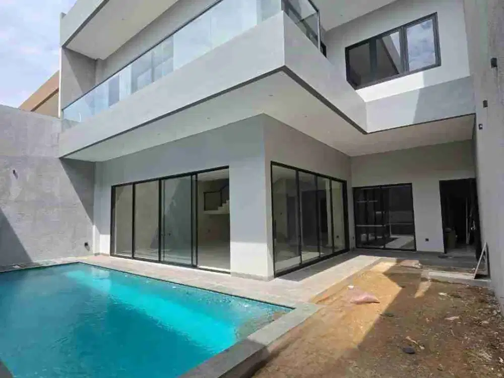 rumah baru dengan kolam renang kebayoran bintaro jaya