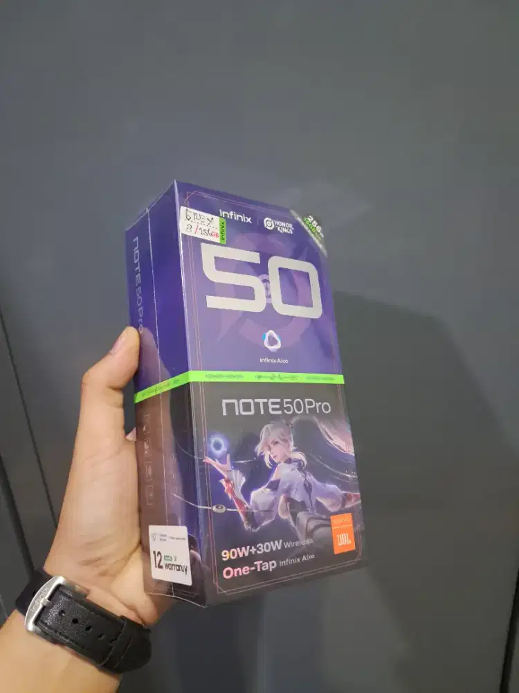 Harga Miring Infinix Note 50 pro 8+8/256 new