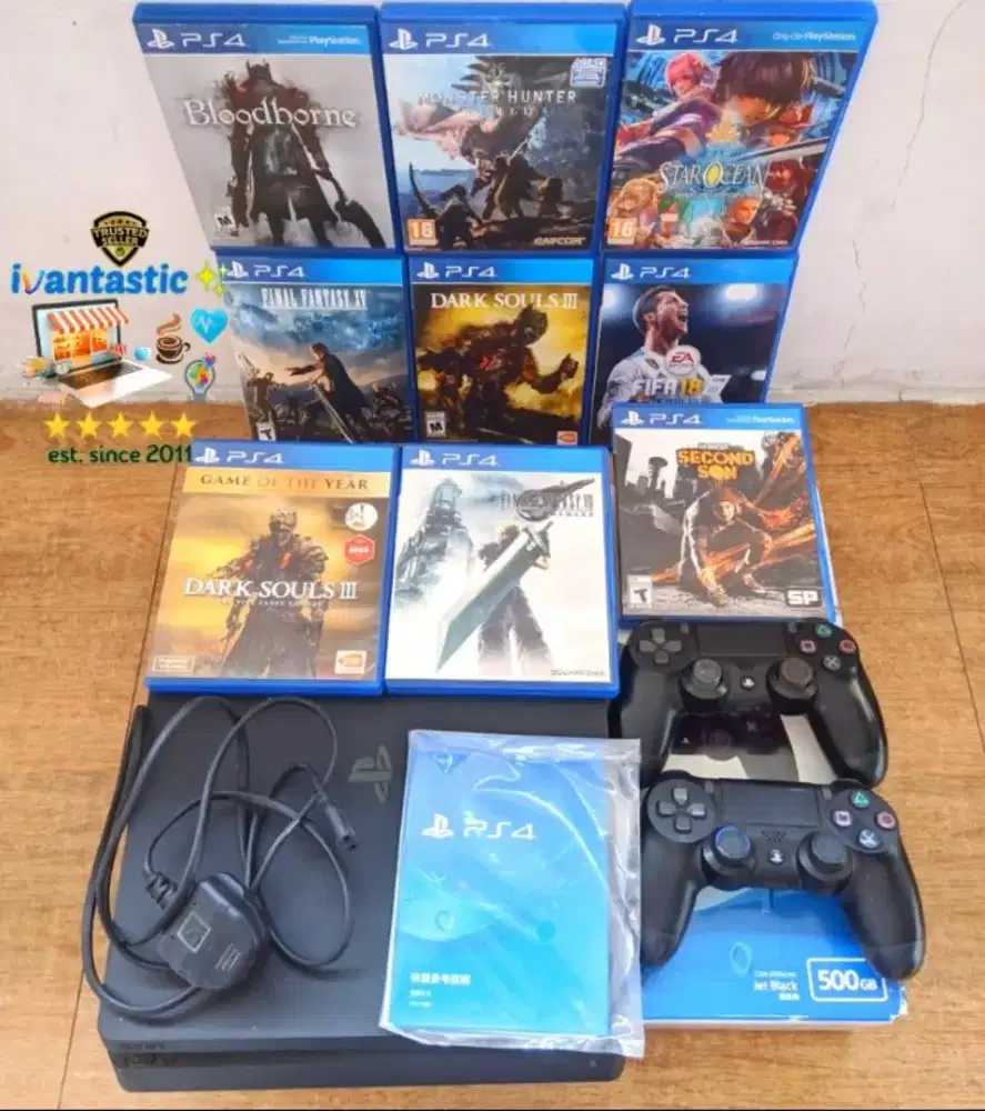 PS4 Slim 500Gb ORIGINAL 100% bukan hen