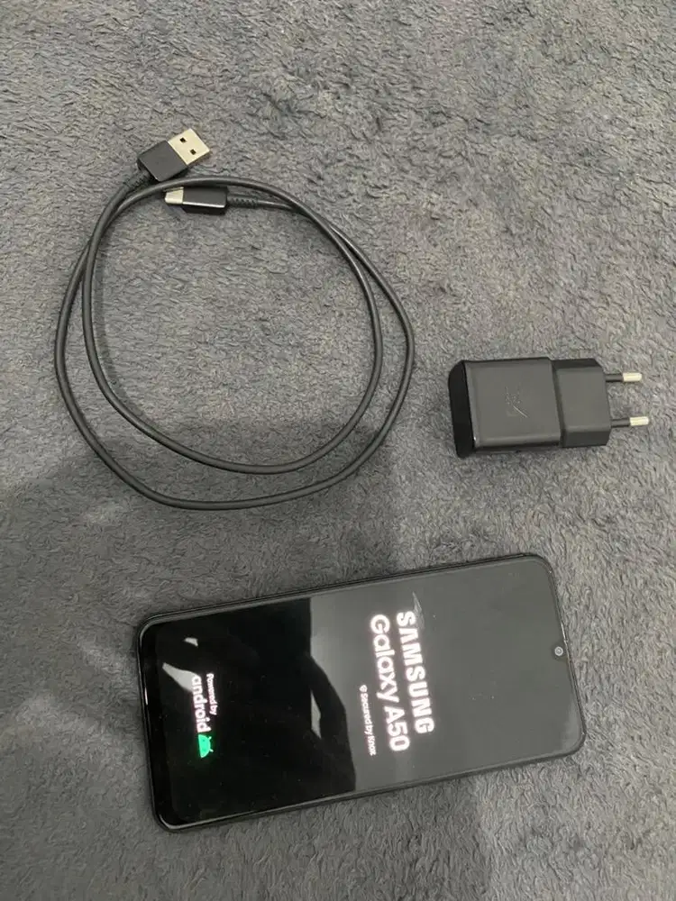 Samsung A50 bekas charger fast charging fungsi normal lecet minor