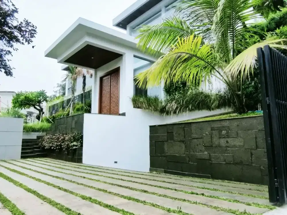 rumah dijual konsep tropical di pondok indah jakarta selatan