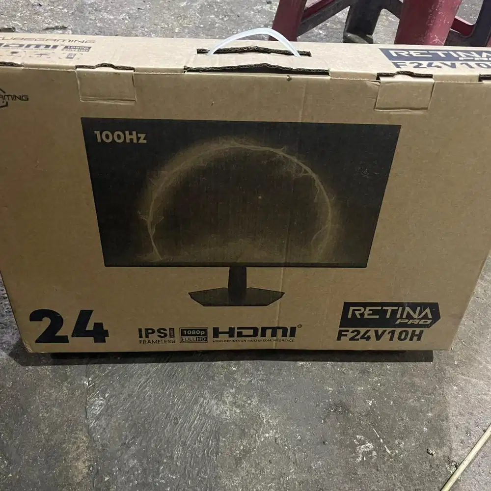 Dijual cepat BU ! Monitor CUBE GAMING F24V10H dan SSD.
