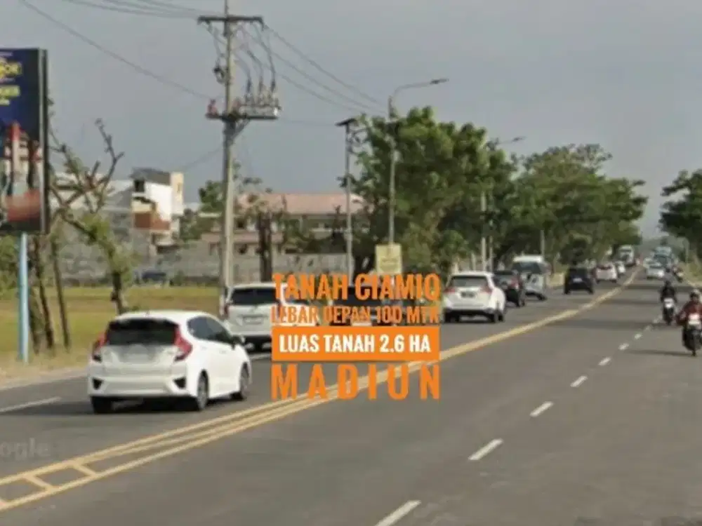 [L], Dijual Tanah LD 100 mtr, Dpn Gerbang TOL Dumpil MADIUN, Lokasi Ciamik